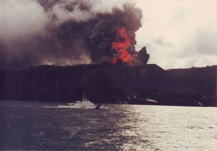 Barren Island Volcano Eruption